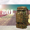 Taktischer Militärischer Rucksack Herren, 80L Wasserdicht Survival Backpack for Wandern Reisen Trekking Tasche Tactical Bag M