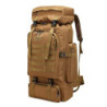 Groß Rucksack 60l - 80l, Outdoor Military Rucksack fur Herren Camouflage Notfallrucksack Wasserdicht Survival Gefüllt Fluchtr
