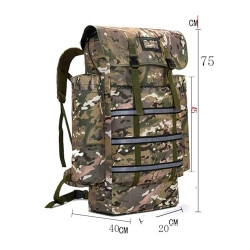 GAOJUNAN Wanderrucksack Herren Damen 80L Multifunktionale Reise Trekking Rucksack Ergonomische Wasser Beständig Täglichen Leb