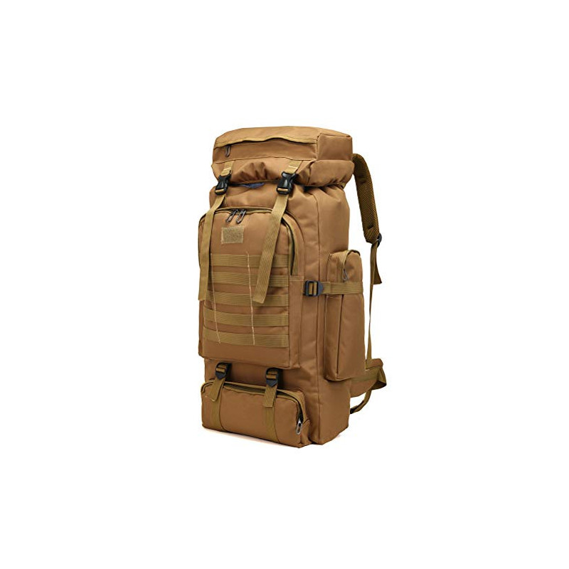 Hihey Rucksack 80L Wasserdichtes Klettern Wandern Camouflage Rucksack Große Kapazität Camping Bergsteigen Outdoor Sport Rucks