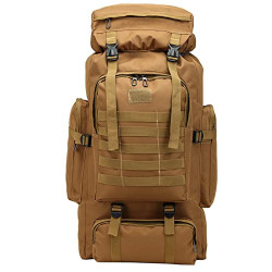 Wanderrucksack 80L,Große Kapazität Wasserdicht Klettern Wandern Trekkingrucksack Reiserucksack,Outdoor Rucksack Für Reisen, R