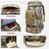 Wanderrucksack 80L,Große Kapazität Wasserdicht Klettern Wandern Trekkingrucksack Reiserucksack,Outdoor Rucksack Für Reisen, R