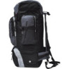 Foolsgold Extra große Trekkingrucksack Wanderrucksack mit doppeltem Zugang - Grau