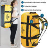 The Friendly Swede Wasserfeste Reisetasche Duffle Bag Rucksack - 30L / 60L / 90L - Seesack, Sporttasche Duffel Dry Bag mit Ru