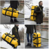The Friendly Swede Wasserfeste Reisetasche Duffle Bag Rucksack - 30L / 60L / 90L - Seesack, Sporttasche Duffel Dry Bag mit Ru