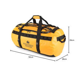 The Friendly Swede Wasserfeste Reisetasche Duffle Bag Rucksack - 30L / 60L / 90L - Seesack, Sporttasche Duffel Dry Bag mit Ru