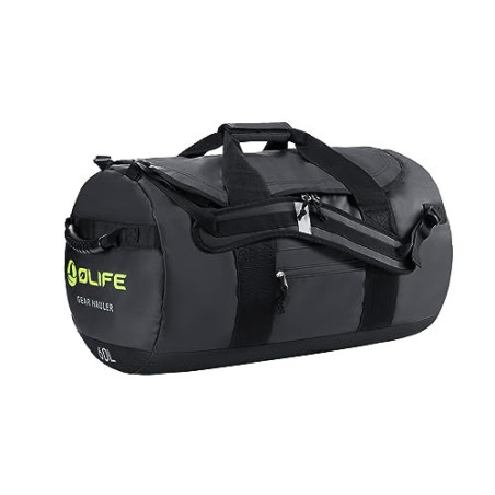 OLIFE Duffle Bag wasserdichte Reisetasche 30L/60L/90L, mit Rucksackfunktion | praktische Innen- und Außentaschen | große Reis