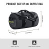OLIFE Duffle Bag wasserdichte Reisetasche 30L/60L/90L, mit Rucksackfunktion | praktische Innen- und Außentaschen | große Reis