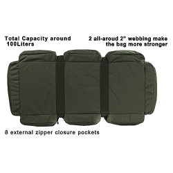 Backferry Große Militärische Reisetasche Seesack Army Stil Taktische und Sportausrüstungs-Ausrüstungstasche mit Militär-/Arme