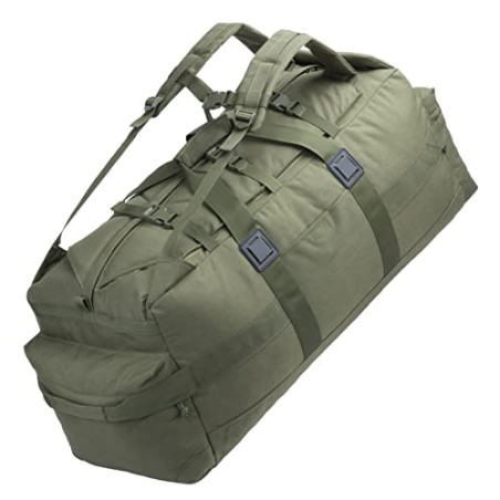 Backferry Große Militärtasche Taktische Ausrüstung Tasche Armee Reisetasche mit verdeckten Rucksack Stil Schultergurte 85L  O