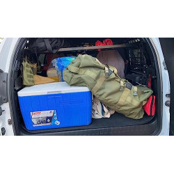 Backferry Große Militärtasche Taktische Ausrüstung Tasche Armee Reisetasche mit verdeckten Rucksack Stil Schultergurte 85L  O