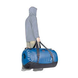 Tatonka Barrel XL Reisetasche - 110 Liter - wasserfeste Tasche aus LKW-Plane mit Rucksackfunktion und großer Reißverschluss-Ö