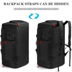 Reisetasche Herren 75L Große Sporttasche Weekender Rucksack mit Schuhfach Wasserdicht Trainingstasche Damen Übernachtung Trav