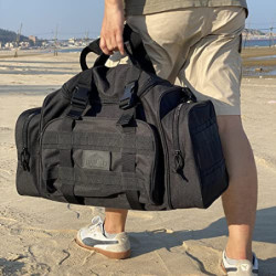 APRILBAY Duffle Bag Gymnastiktasche Reise- Wander- & Trekking-Sporttasche Jagd- & Angeltasche 43L Hochwertig & Langlebig  Sch
