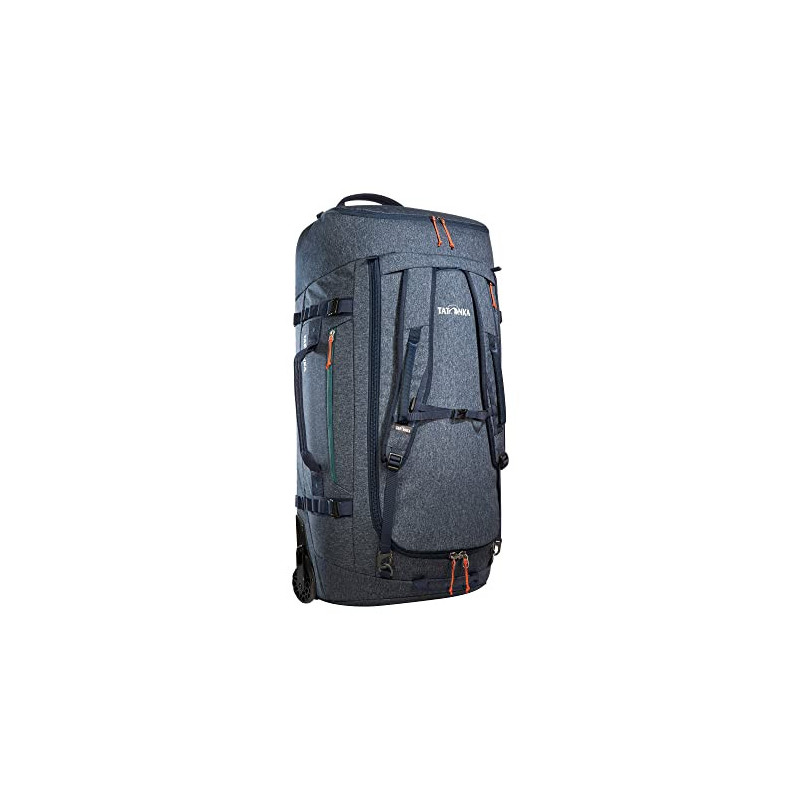 Tatonka Trolley Duffle Roller 105 L - Faltbare Reisetasche mit Rollen und Rucksackfunktion - In eigener Deckeltasche verstaub Tatonka Trolley Duffle Roller 105 L - Faltbare Reisetasche mit Rollen und Rucksackfunktion - In eigener Deckeltasche verstaub