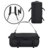 MIER Reisetasche große Sporttasche wasserdicht Sportrucksack mit Schuhfach umwandelbar in Rucksack, Schwarz, 45L