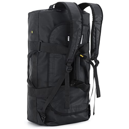 MIER Sporttasche Herren Wasserresistente Reisetasche 60L groß Heavy Duty Convertible Sportrucksack mit Rucksackgurten und Sch