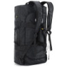 MIER Sporttasche Herren Wasserresistente Reisetasche 60L groß Heavy Duty Convertible Sportrucksack mit Rucksackgurten und Sch