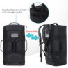 MIER Sporttasche Herren Wasserresistente Reisetasche 60L groß Heavy Duty Convertible Sportrucksack mit Rucksackgurten und Sch