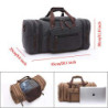 WTiger Reisetasche, groß 40 l 50 l erweiterbare Segeltuch-Reisetasche, Unisex-Reisetaschen, Wochenendtasche für Damen und Her