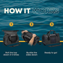 Earth Pak Seesack, wasserdicht, robuste Motorrad-Trockentasche mit großem Stauraum, perfekt für Reisen, Camping, Kajakfahren,