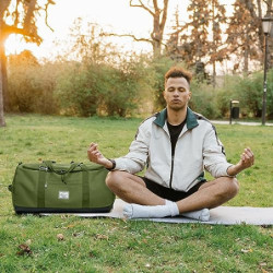 Sporttasche Herren Groß 60L Reisetasche Sport Tasche Rucksack mit Schuhfach Wasserdicht Trainingstasche Damen Fitness Gymtasc