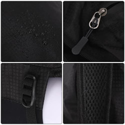 TSLBW Faltbarer Rucksack, Wasserdichter Wanderrucksack mit Aufbewahrungstasche Multifunktionaler Tagesrucksack für Outdoor-Sp