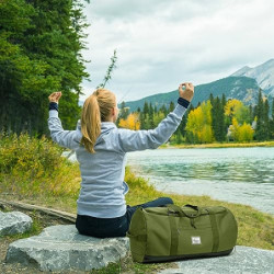 Sporttasche Herren Groß 60L Reisetasche Sport Tasche Rucksack mit Schuhfach Wasserdicht Trainingstasche Damen Fitness Gymtasc