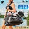VL® Sporttasche 60 Liter mit Nassfach Groß L [Kühlfach] Schuhfach mit Belüftungslöcher Damen Herren | Reise-Tasche Saunatasch
