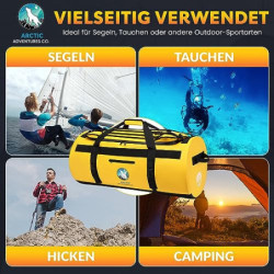 Arctic Adventures Co.® Duffel Bag 90l - wasserdichte Sporttasche für Herren und Damen. Sie können Diese Duffel Bag als Reiset