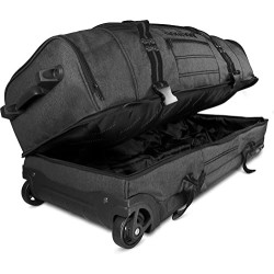 normani Reisetasche mit Rollen, großem Stauraum und vielen Fächern - Trolley-Funktion - Reisetrolley 90 oder 120 Liter Farbe 