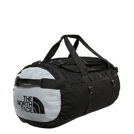 The North Face - Gilman Duffel Bag - Sport- und Turnbeutel mit Schulterriemen - Faltbare Reisetasche - TNF Black/Mid Grey, M,