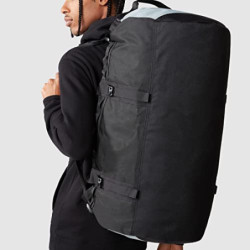 The North Face - Gilman Duffel Bag - Sport- und Turnbeutel mit Schulterriemen - Faltbare Reisetasche - TNF Black/Mid Grey, M,