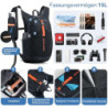 BECOJADDE 15L Wanderrucksack Herren Kleiner Rucksack Damen Leichter Daypack Tagesrucksack Faltbarer Trekkingrucksack für Camp