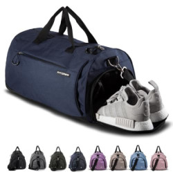 Fitgriff® Sporttasche & Reisetasche für Damen und Herren - mit Schuhfach & Nassfach - Tasche für Sport, Fitness & Reisen - Tr