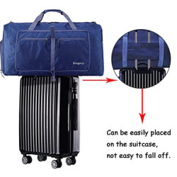 ehsbuy 60L Reisetasche Groß Faltbare Sporttasche Herren Damen mit Schuhfach Taschen Wasserdicht Saunatasche Travel Bag für Sp