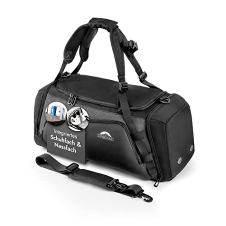 SUNBOUND® Sporttasche & Reisetasche für Damen und Herren - mit Schuhfach & Nassfach - Tasche für Sport, Fitness & Reisen - Tr