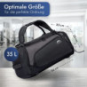 SUNBOUND® Sporttasche & Reisetasche für Damen und Herren - mit Schuhfach & Nassfach - Tasche für Sport, Fitness & Reisen - Tr