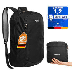 Urban Runners Active Daypack Ultraleichter, faltbarer 20L Rucksack - Wasserdicht & robust, ideal für Fitness, Outdoor, Reisen