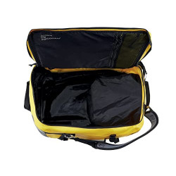 Petzl Duffel 65 Mittelgroße Transporttasche aus TPU Plane und Polypropylen in der Farbe Schwarz 65 Liter, Maße: 58,5cm x 40cm