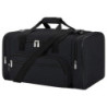 55L Sporttasche Reisetasche Fitness Tasche mit Schultergurt Wochenendtasche für Damen und Herren  Schwarz, 55L 