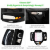55L Sporttasche Reisetasche Fitness Tasche mit Schultergurt Wochenendtasche für Damen und Herren  Schwarz, 55L 