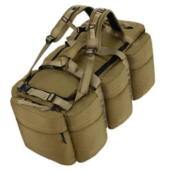 CECKQUE Militärische taktische Reisetasche für Herren, 105 l, extra groß, Armee-Duffle-Tasche, robuste Einsatztasche, Militär