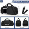 FIORETTO 43L Sporttasche & Reisetasche für Damen und Herren, mit Schuhfach & Nassfach, Wasserdicht Tasche für Trainingstasche