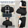 FIORETTO 43L Sporttasche & Reisetasche für Damen und Herren, mit Schuhfach & Nassfach, Wasserdicht Tasche für Trainingstasche