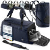 Sporttasche Trainingstasche + Rucksack, Schuhfach, Nassfach | Reisetasche Schwimmtasche Fitnesstasche Sport Gym Fitness Umhän