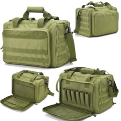 Kexpery Taktische Waffen-Range-Tasche, Waffen-Range-Aufbewahrungstasche mit mehreren Fächern, Pistolen-Range-Reisetaschen, mi