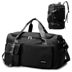 Suweir Sporttasche Damen Herren 42L Reisetasche mit Schuhfach Nassfach Wasserdicht Trainingstasche Travel Duffle Bag mit Ruck