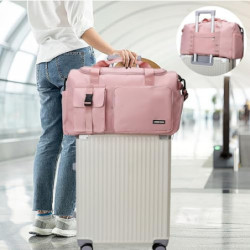 Suweir Sporttasche Damen Herren 42L Reisetasche mit Schuhfach Nassfach Wasserdicht Trainingstasche Travel Duffle Bag mit Ruck