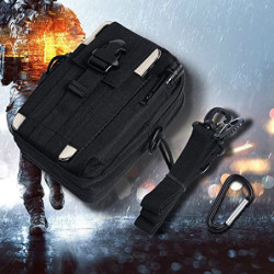 flintronic Taktische Hüfttaschen, Militär Kompakt Gürteltasche Multifunktional Bauchtasche Tasche Beutel für Camping Wandern 